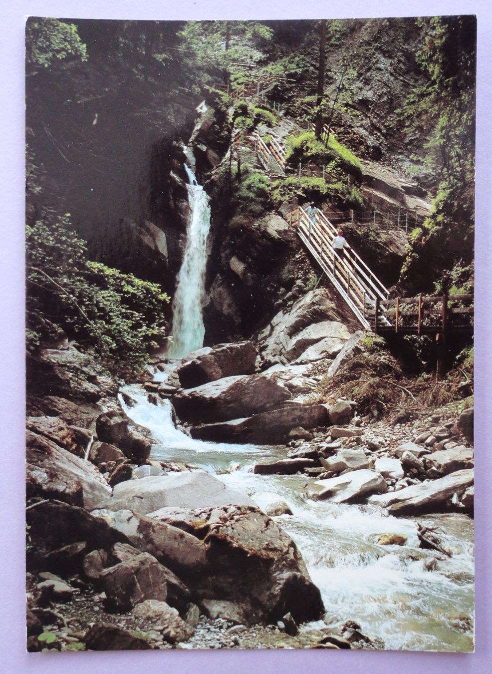 Cartoline postali: Lenk, B.O., Wallbachschlucht – Usato da Fétigny venduto da Billy2miny