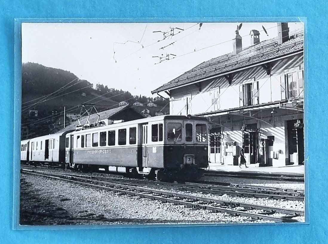 Ste-Croix - Gare - Chemin de Fer YSC - Original Photo - 1960 (Gebraucht ...