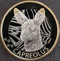 10 Fr. Gedenkmünze 2019 pp Capreolus / aus Münzsatz