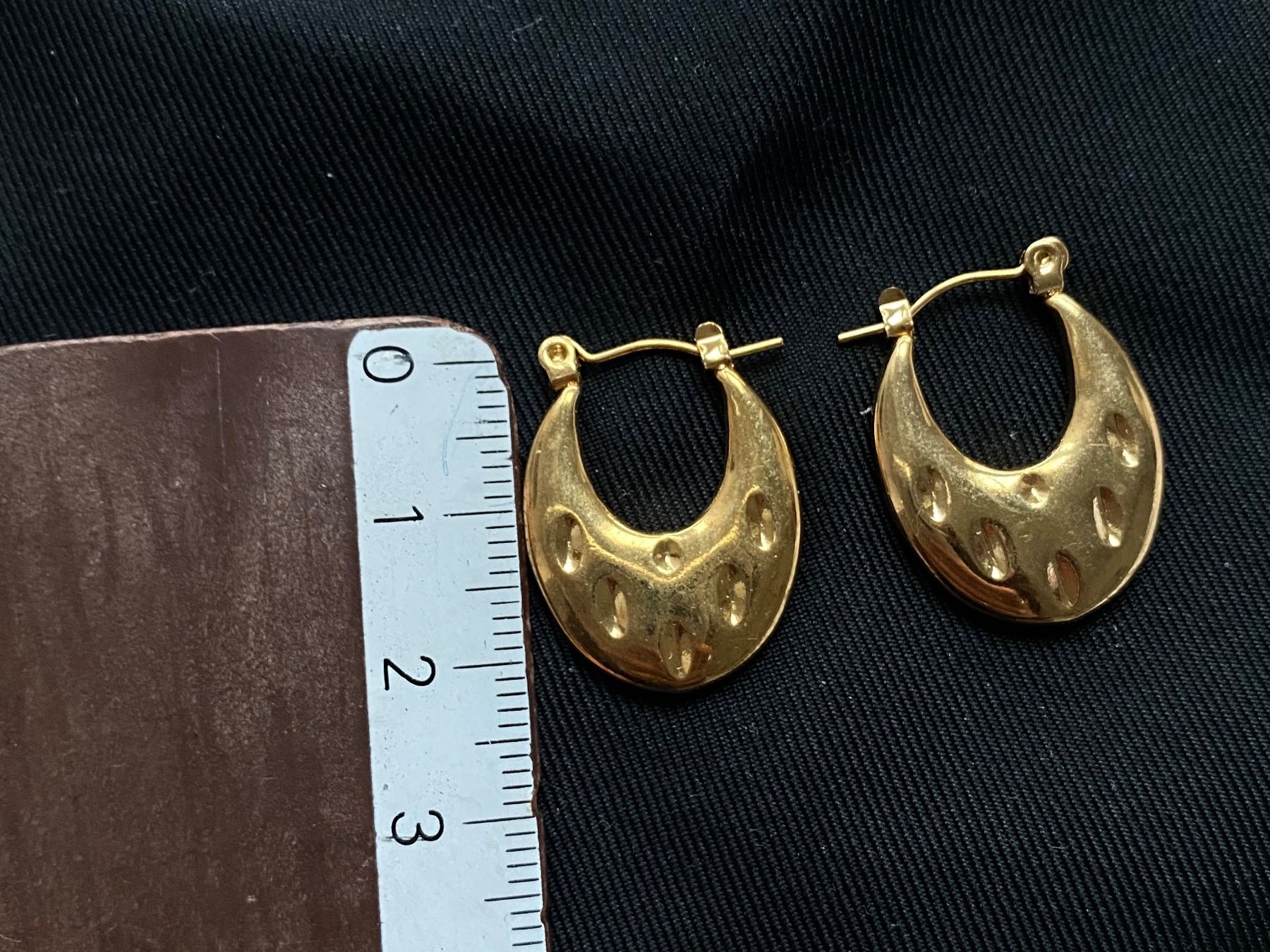 Orecchini pendenti & Orecchini a lobo: 18KGP Kreolen in Gold – Nuovo (secondo la descrizione) da Givisiez venduto da sgu_k58r 1