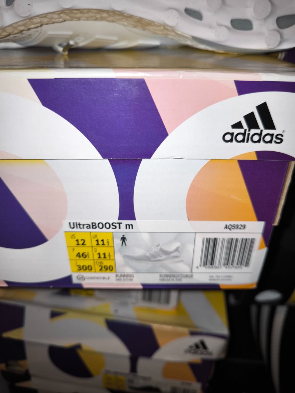 Adidas Herrenschuhe: UltraBoost 2.0 "Triple White" Size 46 2/3 – Gebraucht aus Zürich von l.to 1