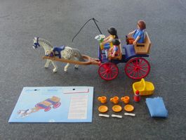 Playmobil Kutsche 5226 mit Picknickkorb und Figuren