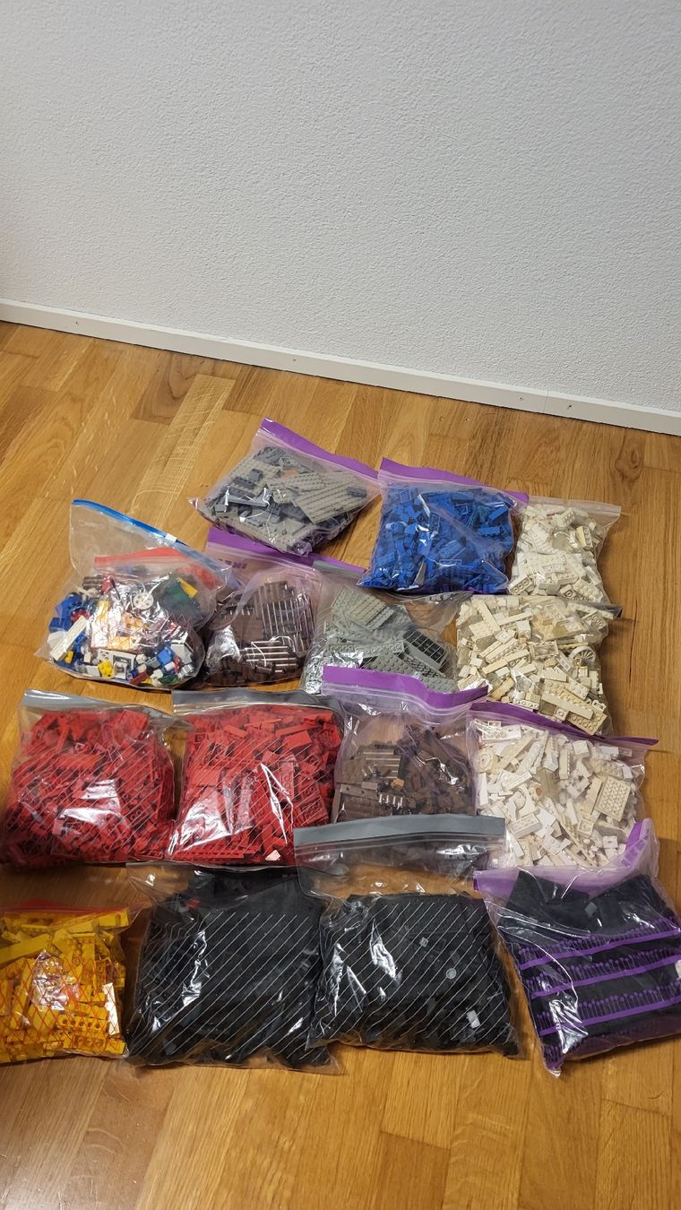 Lego Kit di costruzioni: Konvolut Lego Bausteine verschiedene Farben – Usato da Kriens venduto da Salsita