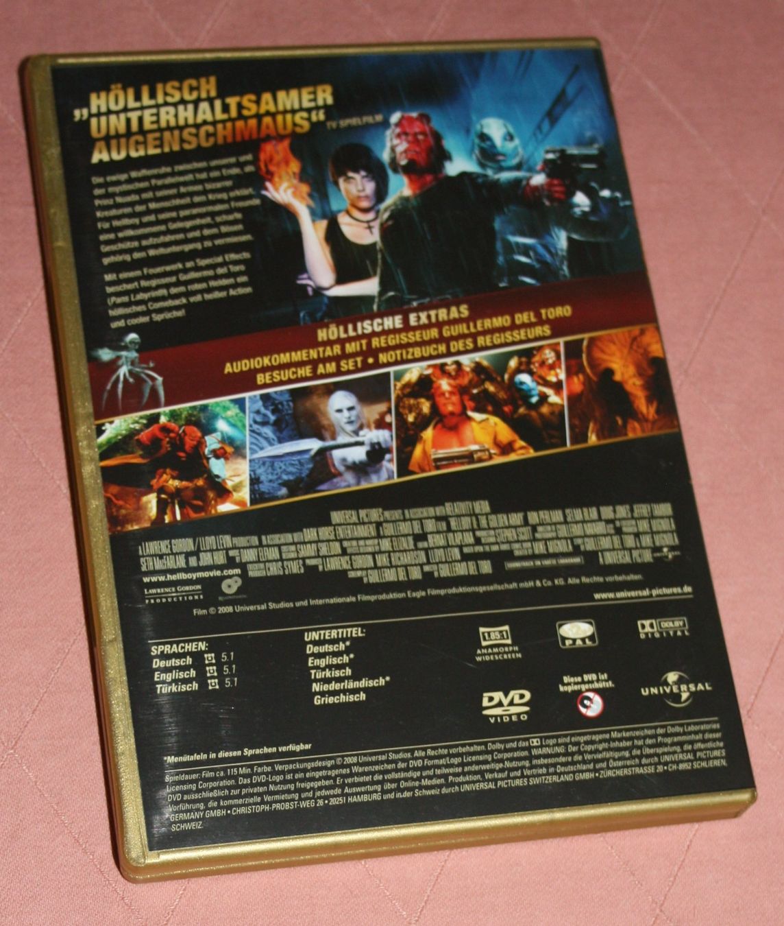 Alle DVDs: DVD Hellboy die Goldene Armee (23) – Neu (gemäss Beschreibung) aus Flüelen von Rosegarden 1