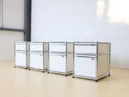 USM Haller Container | Reinweiss, 2 Schubladen | Neuwertiger