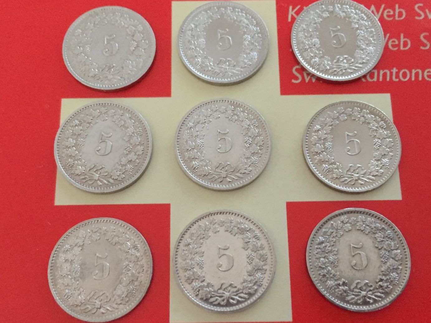 Tutti le monete: 5 Rappen - LOT 1970-75 – Usato da Elsau venduto da herbybay 3
