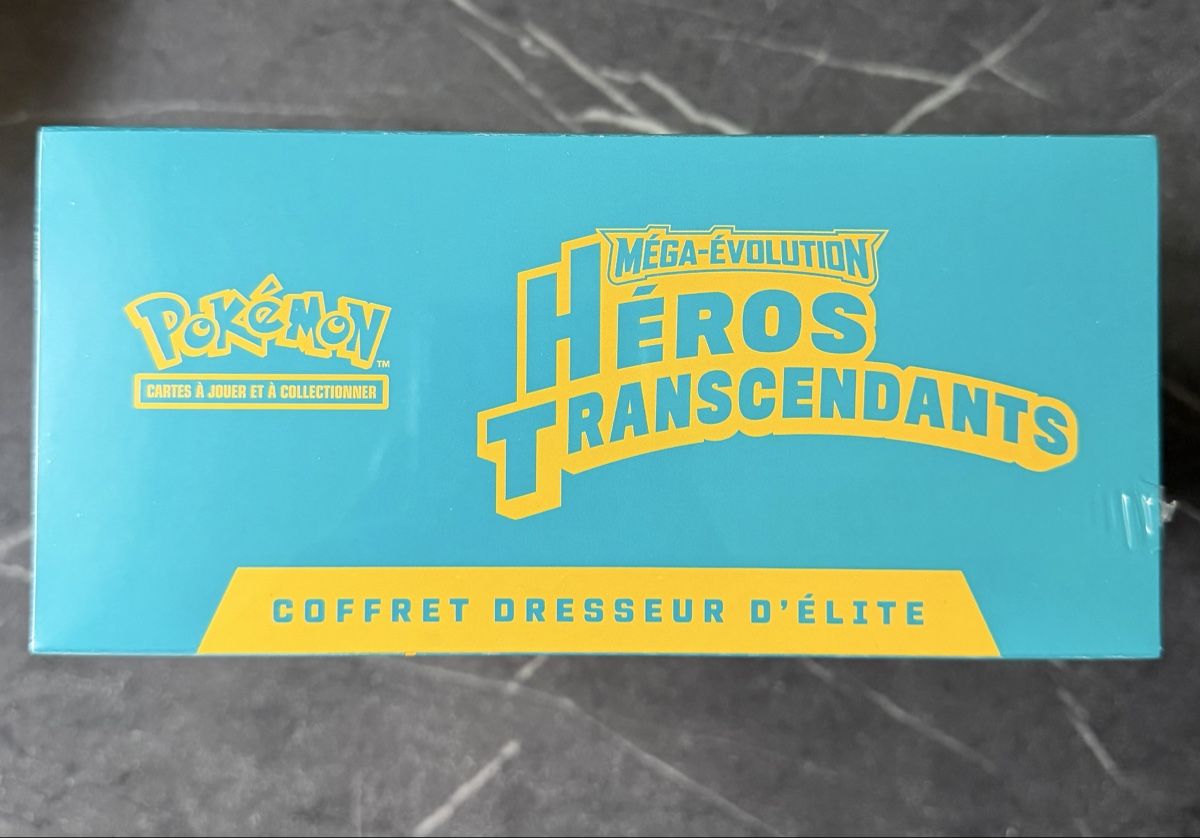 Pokémon Carte collezionabili: Pokémon Héros Transcendants: ETB FR – Nuovo e nell'imballaggio originale da Genève venduto da den_2mrh 1