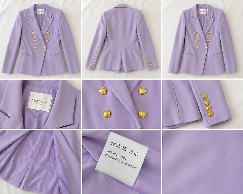 Giacche:     Blazer élégant lilas Sélection Paris  style chic  – Usato da Renens VD venduto da Alijegge
