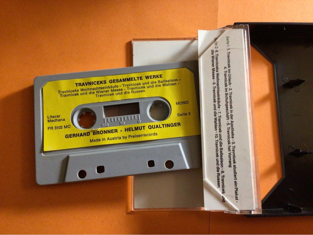 Musicassette: Travniceks ges.  Werke MC, Gerhard Bronner Helmut Qualtinger – Usato da Steinach venduto da Quarkie 1