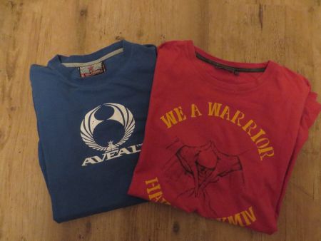 2x Marken Skater T-Shirt XL