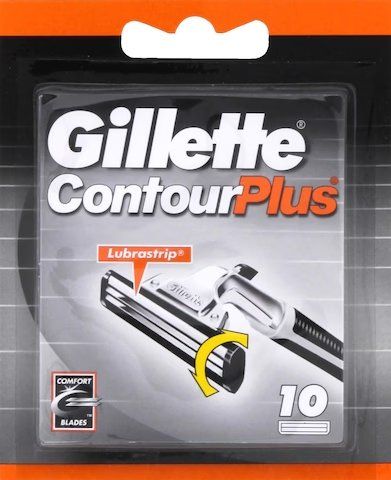 Gillette Rasoi & Lamette da barba: 10 Gillette ContourPlus Klingen neu & OVP – Nuovo e nell'imballaggio originale da Ersigen venduto da easyhandel