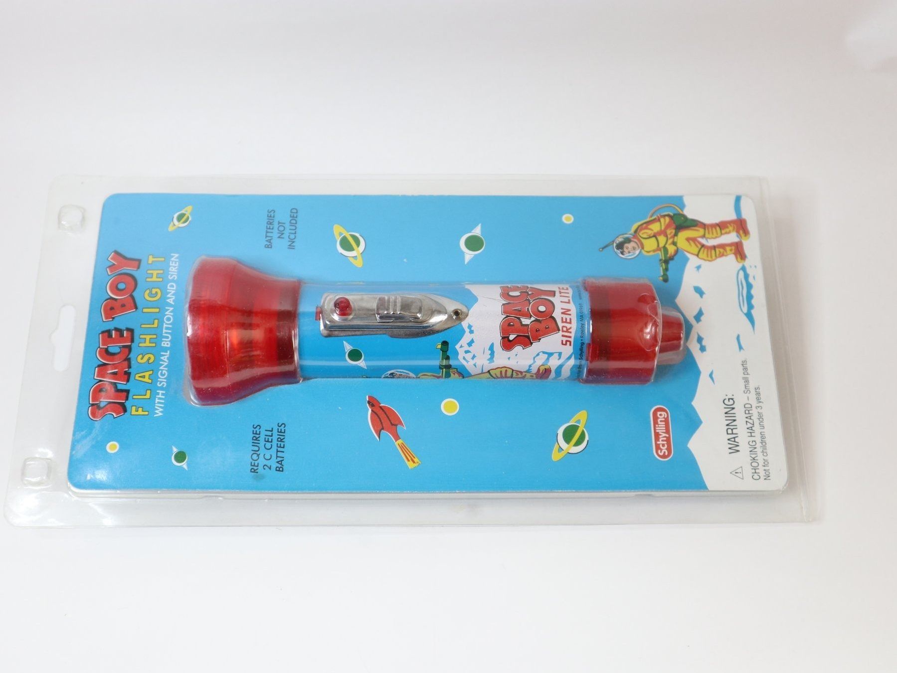 Giocattoli: Space Boy Taschenlampe mit Sirene Schylling 2003 – Nuovo (secondo la descrizione) da Eschenbach SG venduto da Astalavista 8