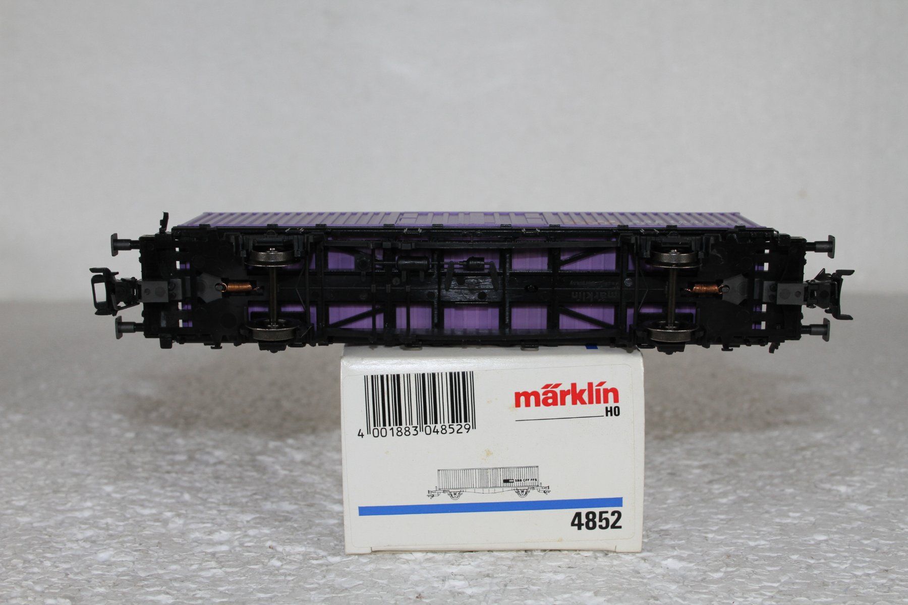 Märklin Modellini di ferrovie: Märklin 4852 SBB Containerwagen – Usato da Triesen venduto da gleis8 7
