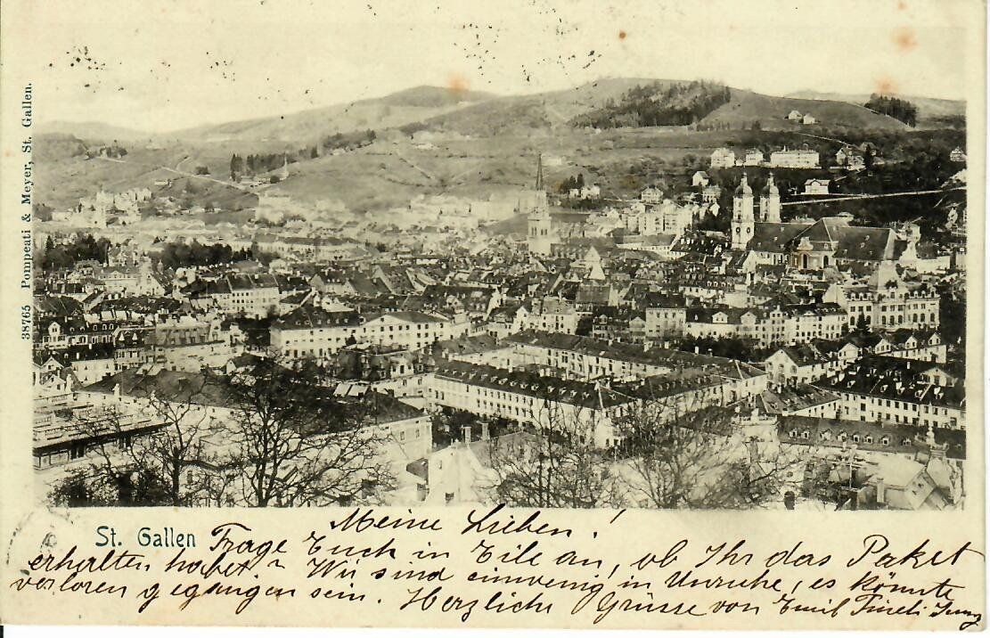 Cartoline postali: St.Gallen 1902 – Usato da Hochdorf venduto da Ziegel-16