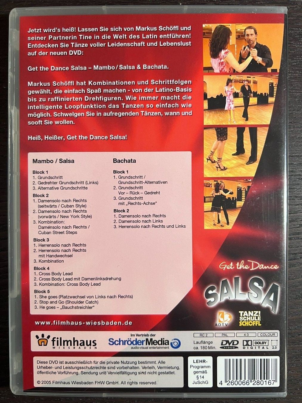 Alle DVDs: Get the Dance - Salsa – Gebraucht aus Zürich von FilmFreunde 1