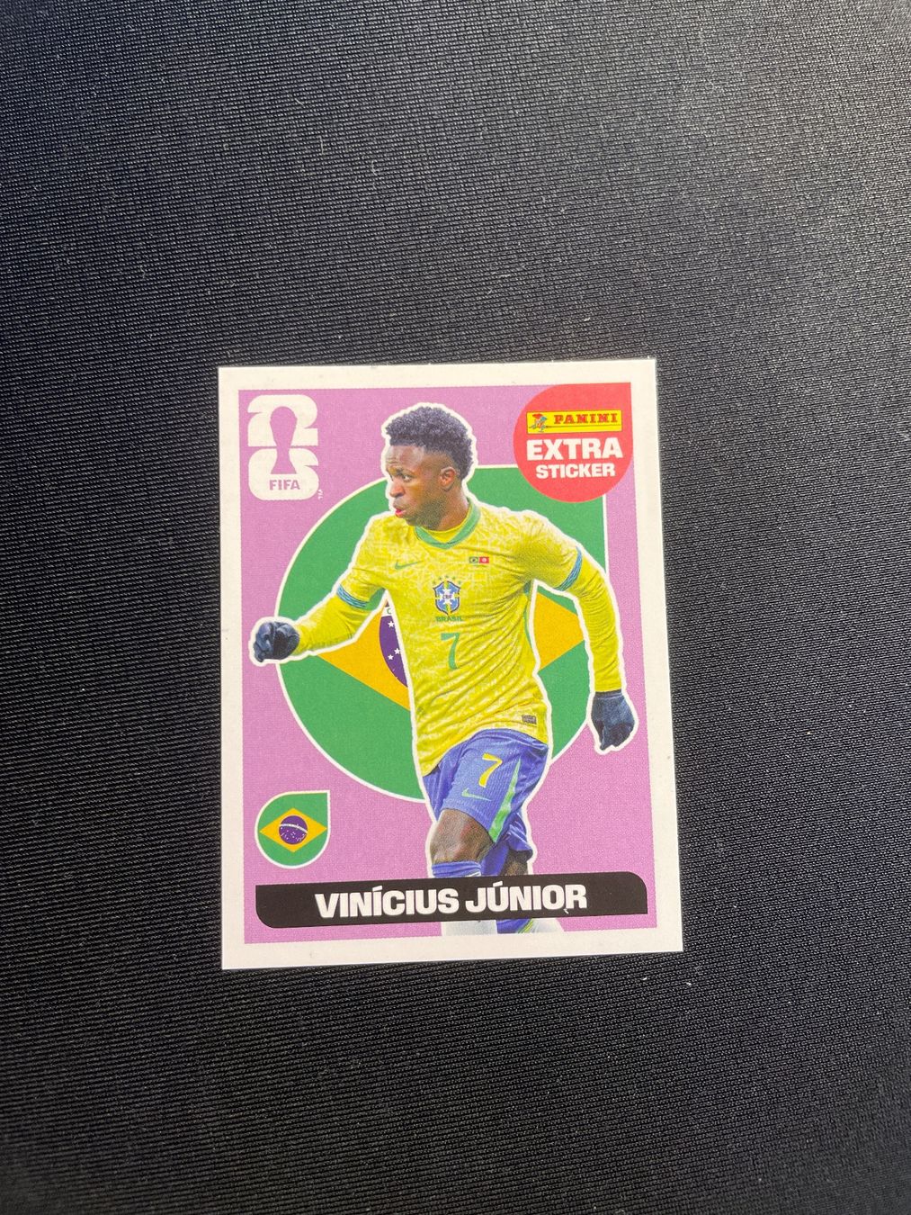 Panini Cartes à collectionner: Panini WM 2026 Extra Sticker Vinicius Junior Pink – Neuf avec emballage d'origine à Bern par sil_z566