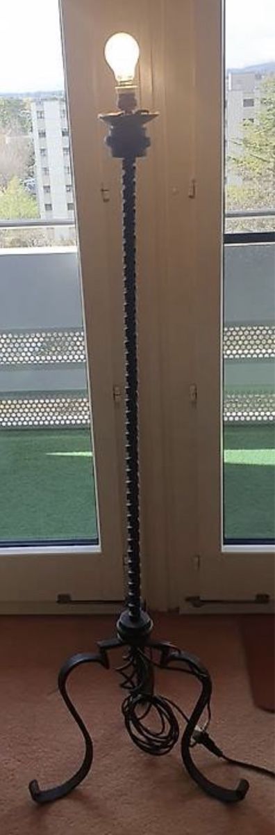Lampade: Lampe en fer forgé – Usato da Morges venduto da car_dbf2 1