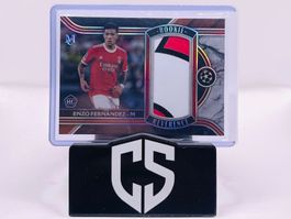 2023 Topps Museu Enzo Fernandez /199 RC Rookie Match Used