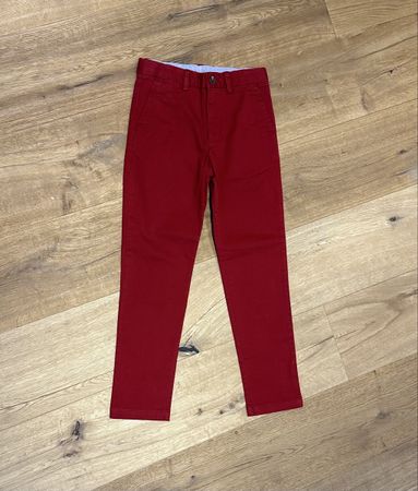 Pantalon garçon rouge bordeaux Ralph Lauren taille 7 ans