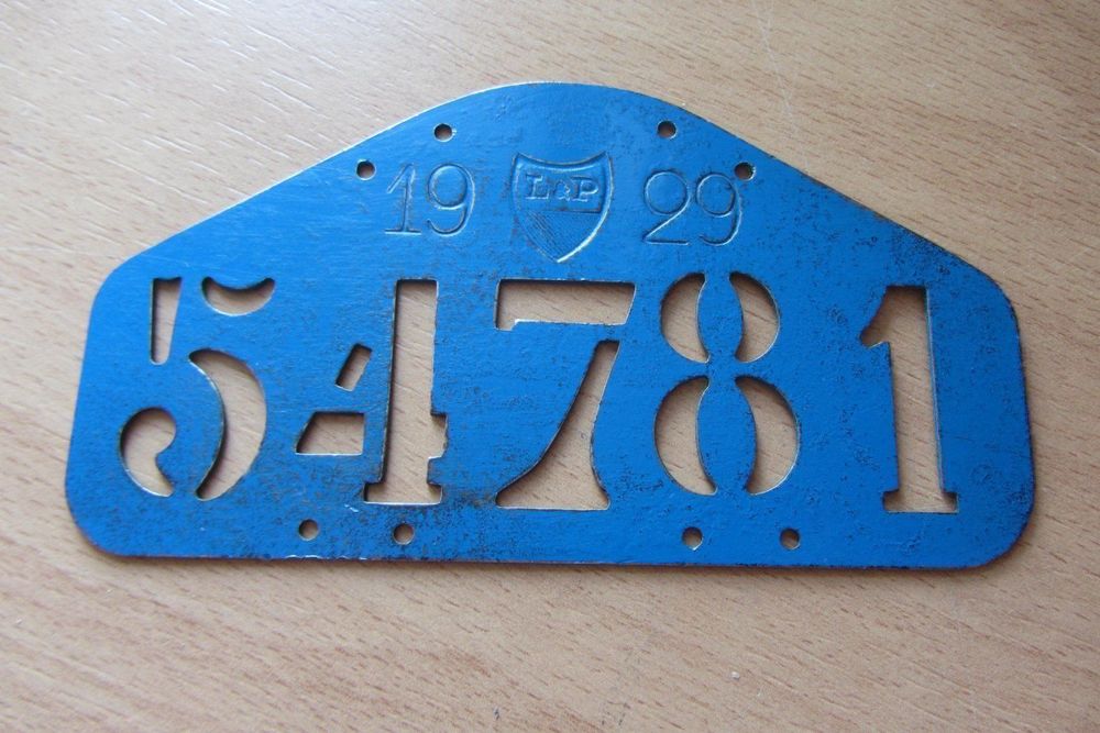 PLAQUE VD 1929 Kaufen auf Ricardo