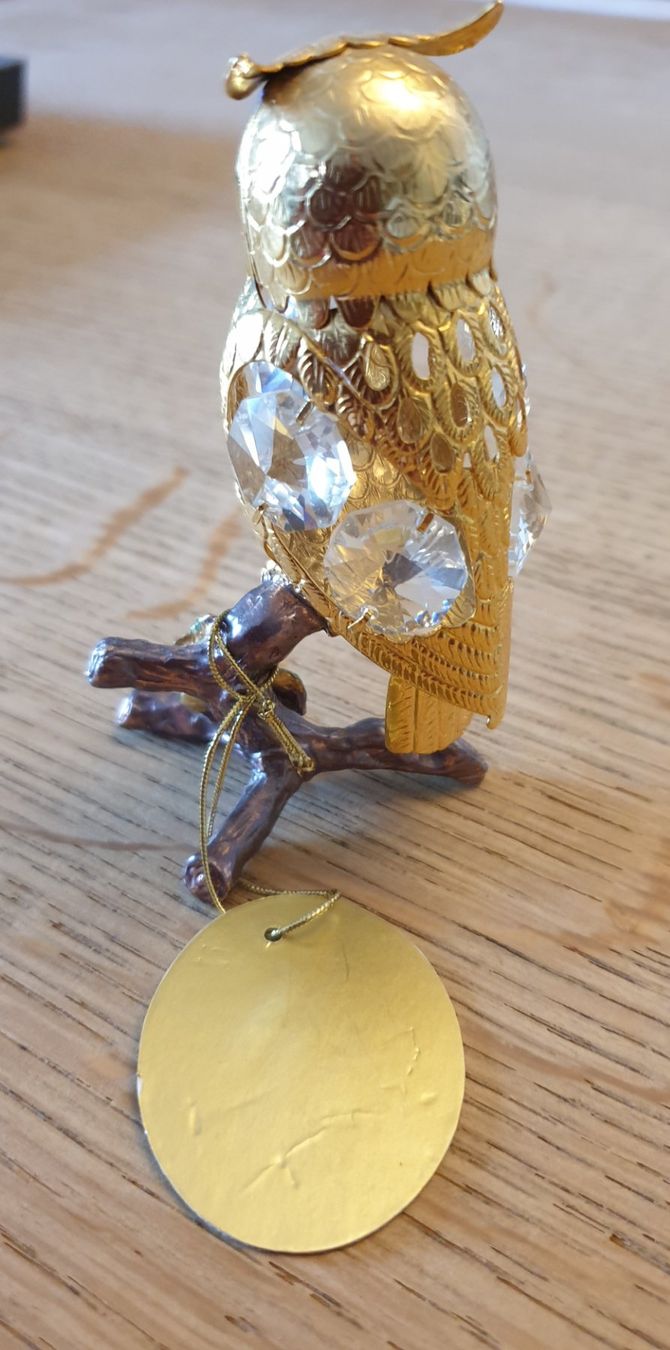 Statuette: Eule Crystal Temptations 24 K plated – Usato da Emmen venduto da magelan 2