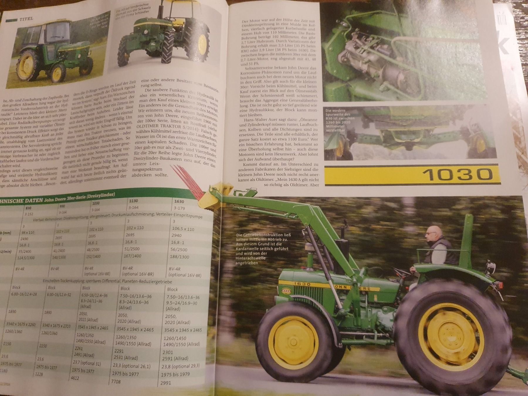 Ford Trattori: Oldtimer Traktor 12/16 John Deere 830 - 1630 Unimog 403 xb – Usato da Flawil venduto da sr1_f6st 3