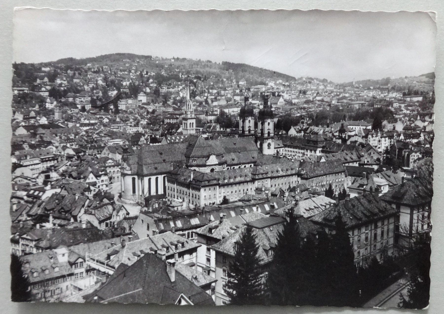 Ansichtskarten: St. Gallen, Zentrum – Defekt aus Fétigny von Billy2miny