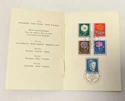 CH Pro Juventute  Briefmarkenheftchen Satz 1963