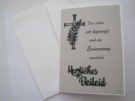 Beileids - Trauerkarte  (2)