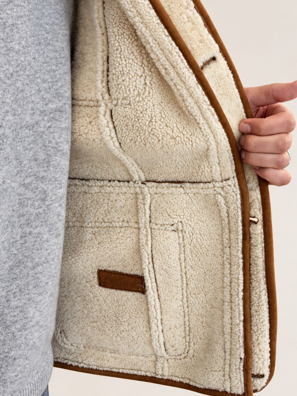 Jacken: Echte Shearling-Jacke in Cognac – Gebraucht aus Chene Bougeries von swiss_beats 4