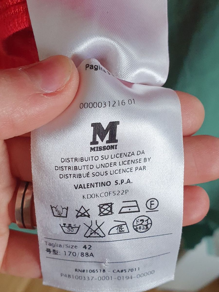 Missoni Top: Missoni Strick Oberteil Top Rot Grösse: M – Nuovo (secondo la descrizione) da Liestal venduto da Arukilein 5