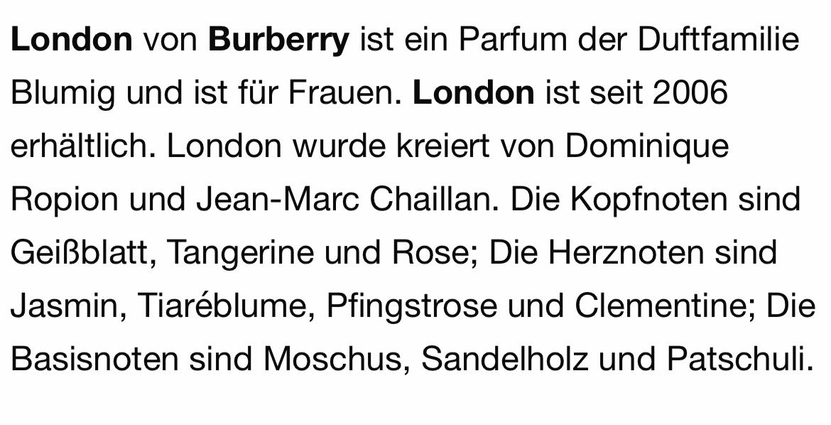 Burberry Profumi & Eau de Toilette: BURBERRY 5 ml Abfüllungen – Nuovo (secondo la descrizione) da St. Gallen venduto da lfs_nxl8 4