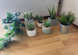 Lot de plantes artificielles pour décoration