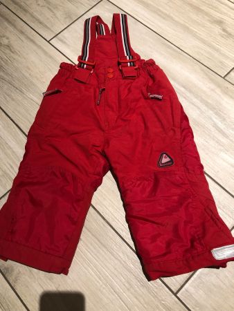 Skihose Unisex, Grösse 86, rot