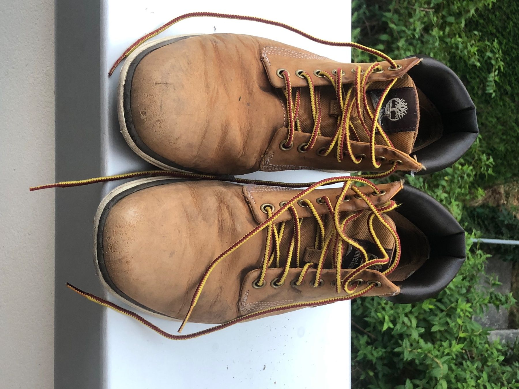 Timberland Chaussures hommes: Beige Timberland suede ankle boots – D'occasion à Lausanne par jul_jpm7