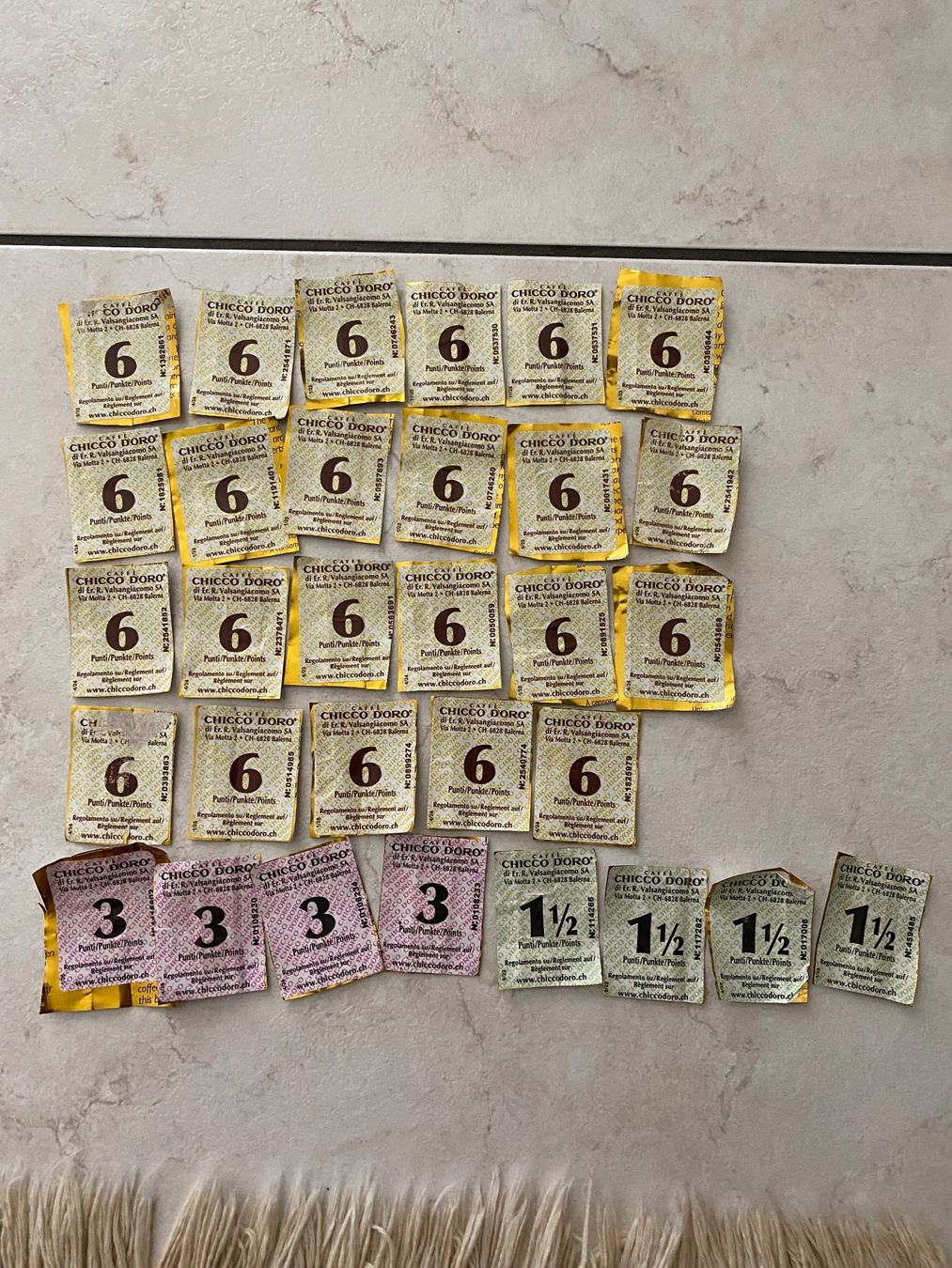 Doro Raccolte di bollini & punti: Chicco d'Oro Kaffeepunkte 156 Punkte – Nuovo (secondo la descrizione) da Berikon venduto da Samurai67ch