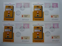 Spez.FDC ++ Serie mit ATM A1-A4 und Typ 2 - 26.6.1978