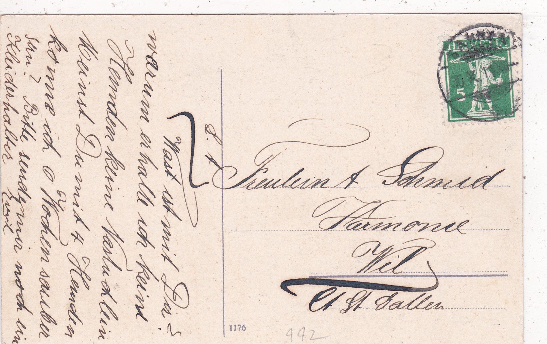 Cartoline postali: Lütschine u Jungfrau – Usato da Herisau venduto da Lisegrat2008 1