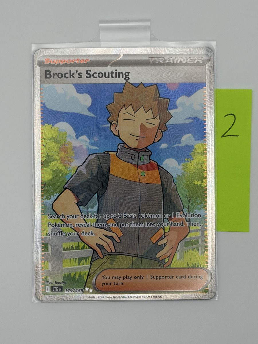 Pokémon Carte collezionabili: Pokémon Brock's Scouting 179/159  – Nuovo (secondo la descrizione) da Uster venduto da CDM96