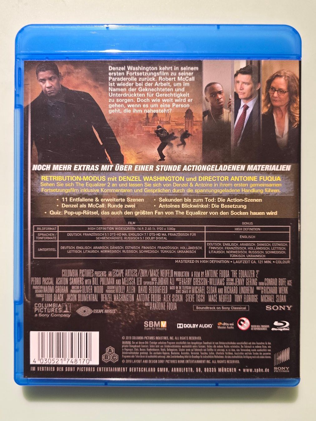 The Equalizer 2 [2018] • Denzel Washington • Bluray (Gebraucht) in ...
