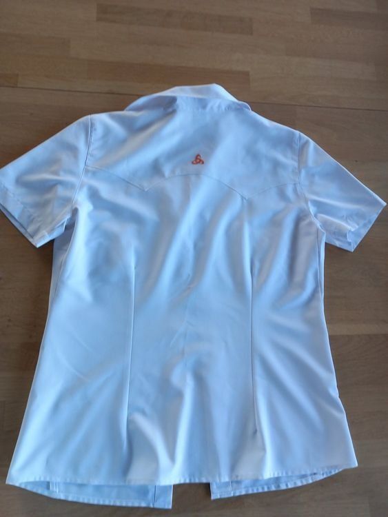Odlo Camicette: Odlo Damen Bluse Gr. S Weiss kurzarm – Nuovo (secondo la descrizione) da Oensingen venduto da SpiPhEg46 3