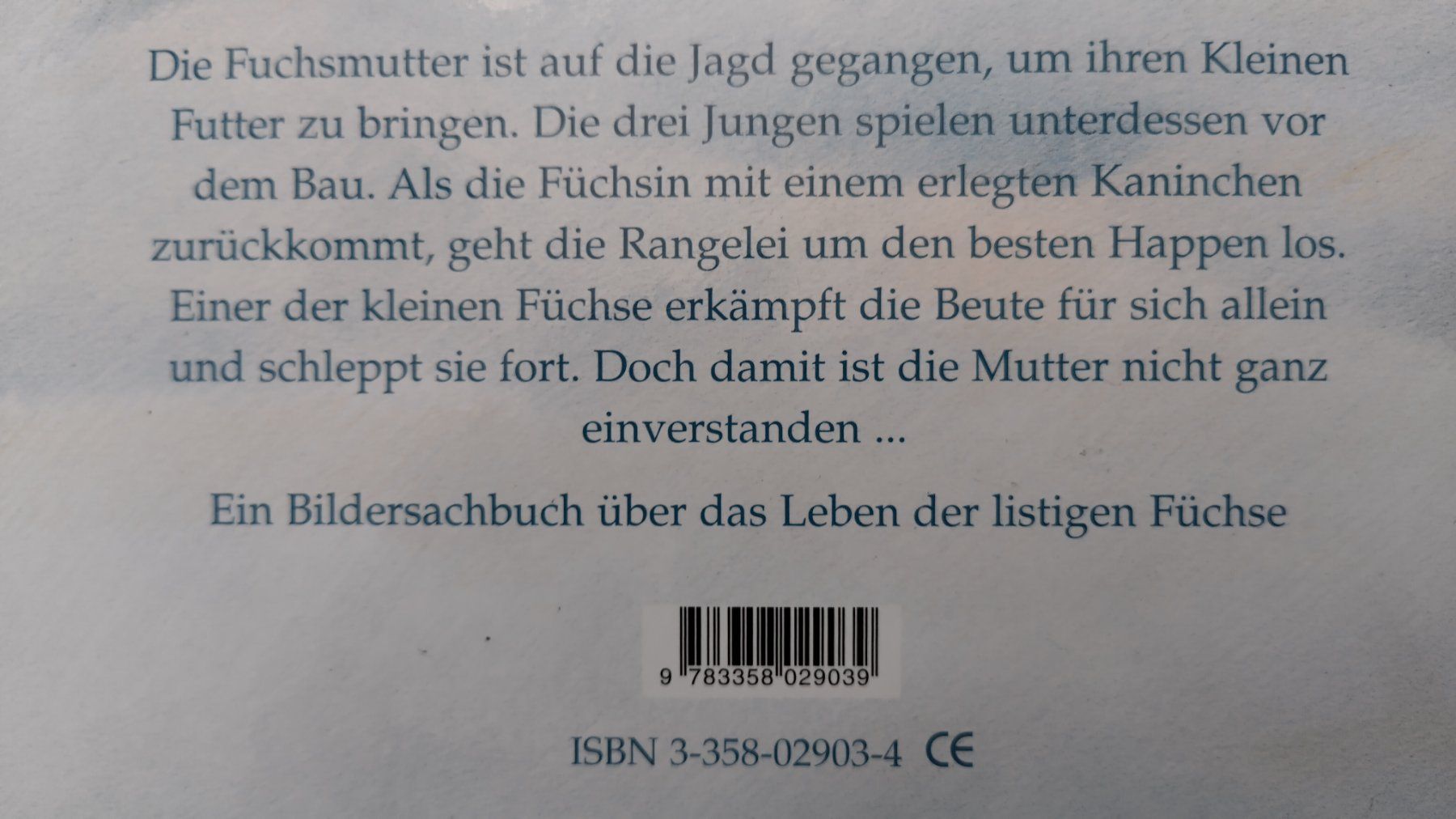 Bücher: Fuchs - Bilderbuch / Fuchsbeute / Ab Fr. 8.- – Gebraucht aus Bellach von JingleJerry 8