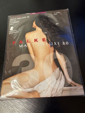 Falke Matt Deluxe 30 Tights Transparent Gr. S-M Pink