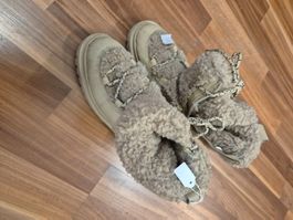 Winter Boots von ZARA, Gr. 35, Beige, B15