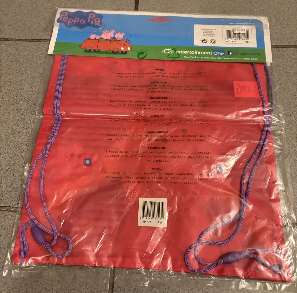 Borse & Zaini: Peppa Pig Turnbeutel, neu – Nuovo e nell'imballaggio originale da Jegenstorf venduto da Annina0506 1