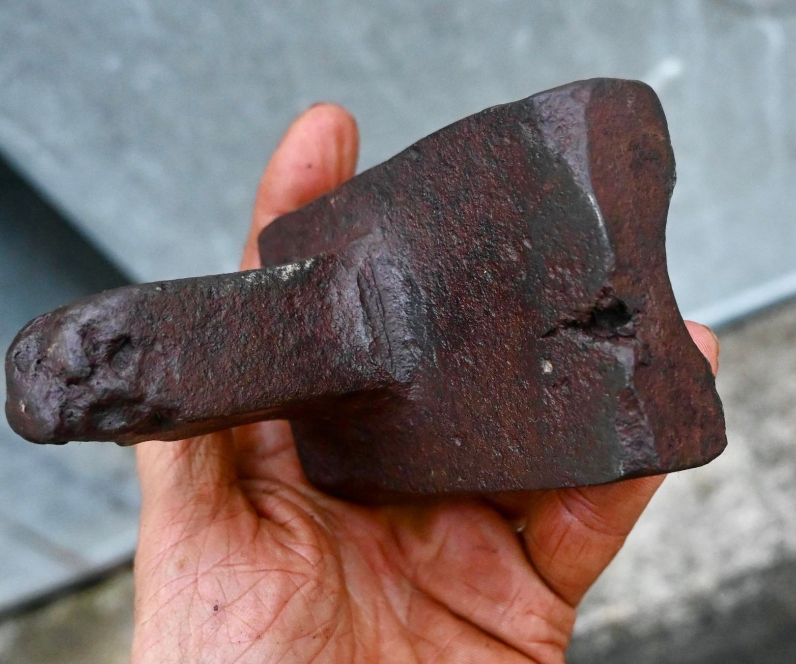 Werkzeuge: alter geschmiedeter Amboss-Einsatz / Amboss-Horn 9 x 7cm – Gebraucht aus Pfaffhausen von mono_rec 8
