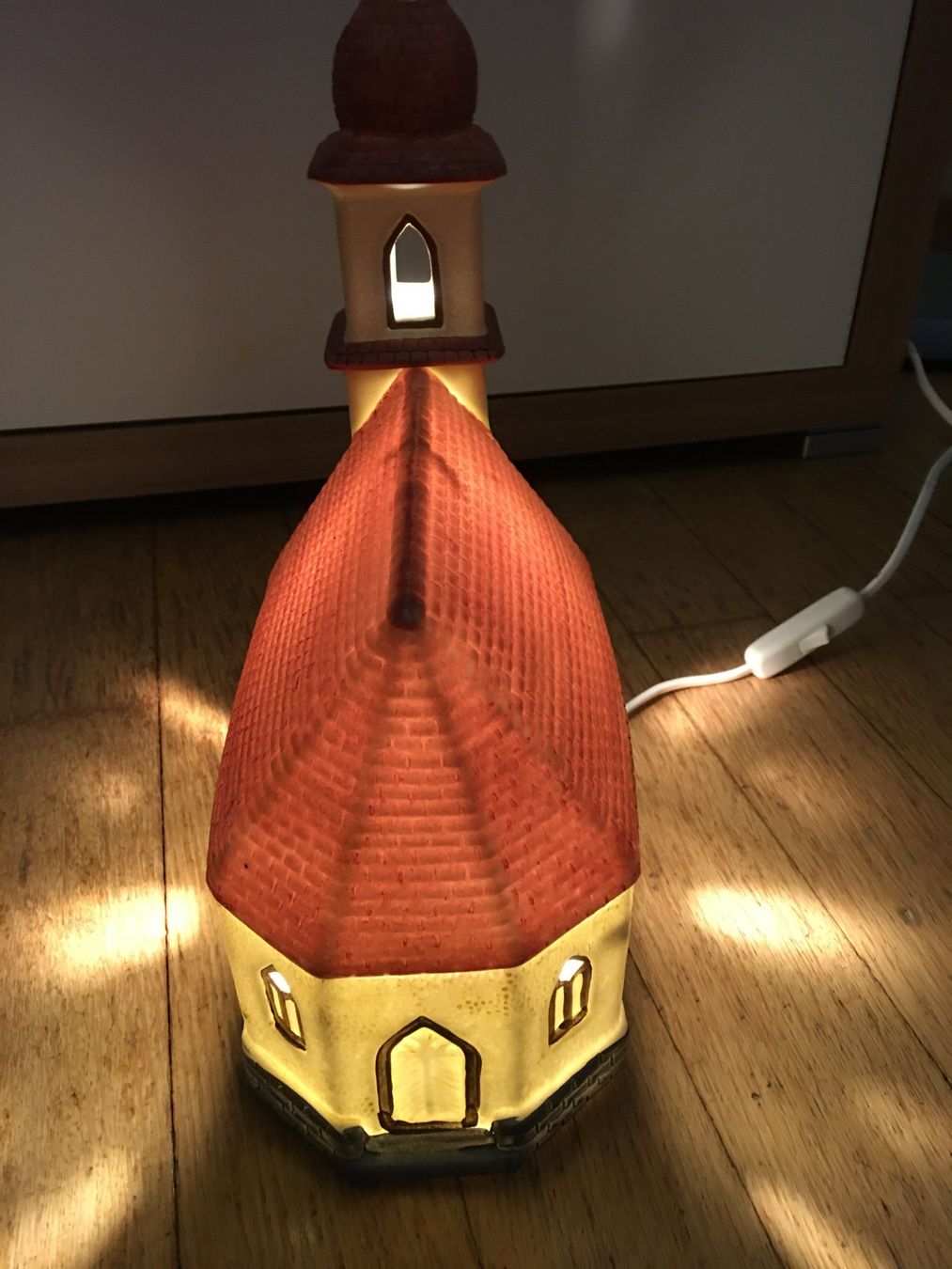 Lampade: Schöne Deko Lampe Kirche Gebäude mit Stecker – Usato da Grenchen venduto da Wolfine 5