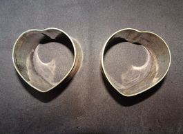 Porte-serviette en forme de coeur, 2 pcs