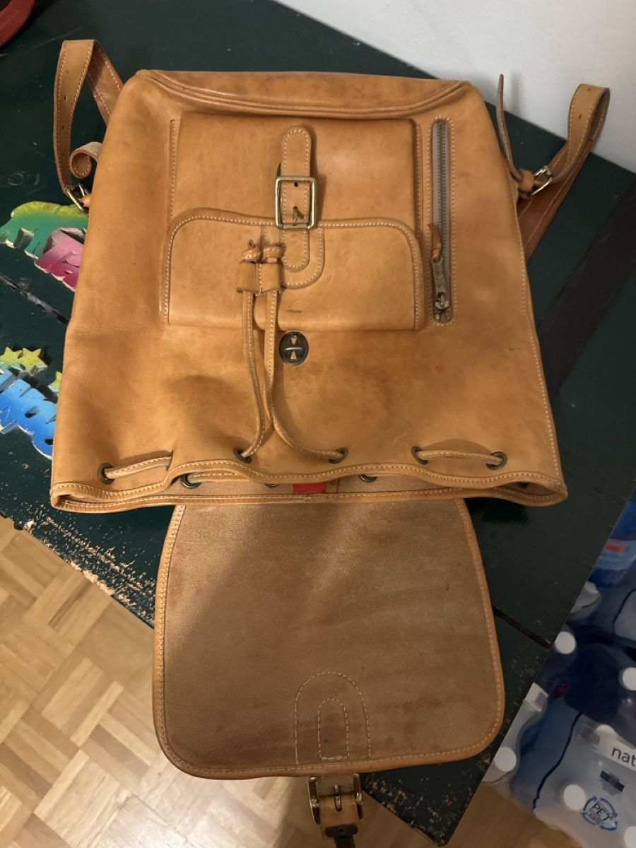 Zaini: Bree zaino cuoio naturale – Usato da S. Pietro venduto da Fenice76 2