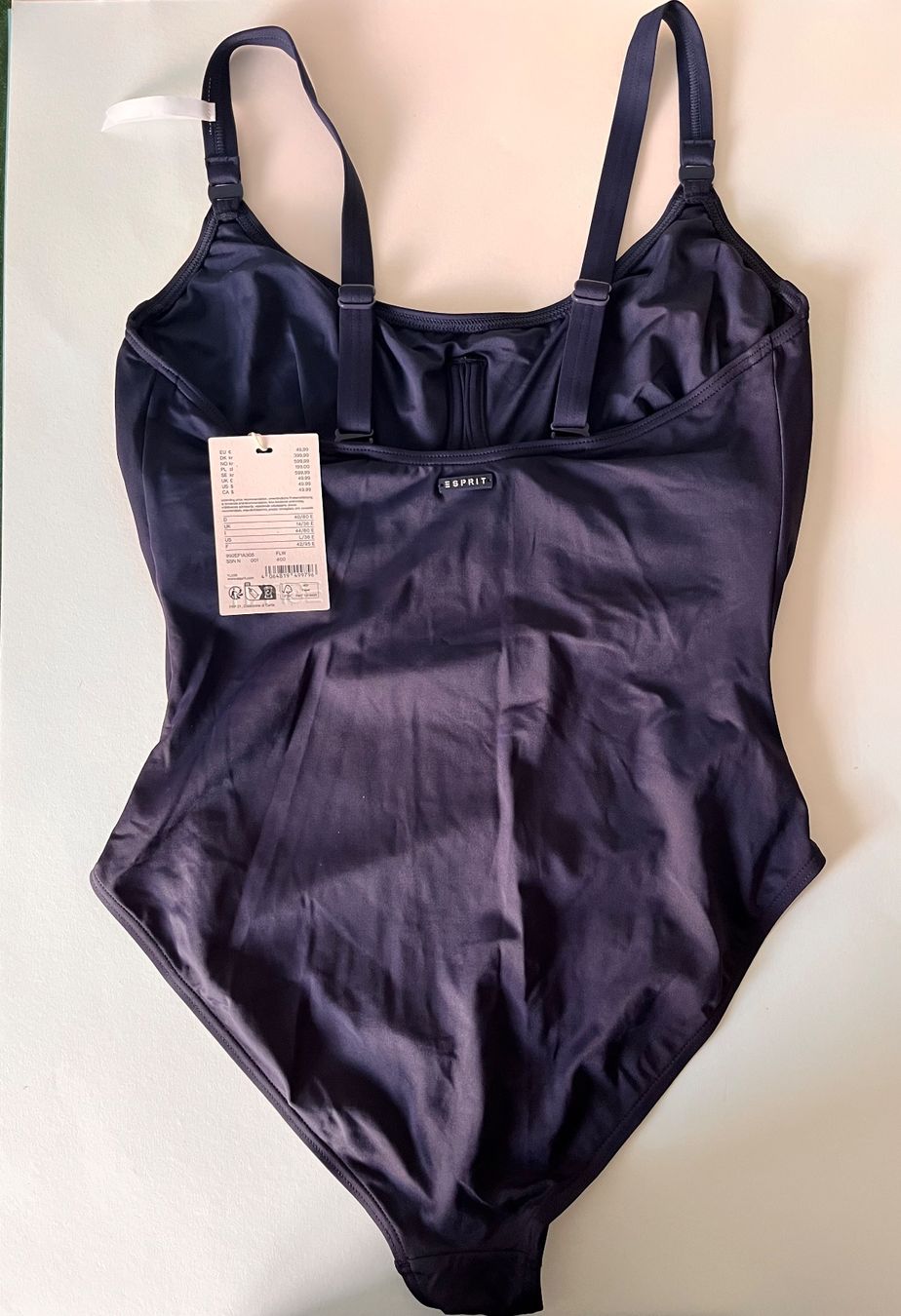 Esprit Costumi da bagno & Bikini: ESPRIT, Badekleid, Grösse 40/80E, Farbe Dunkelblau – Nuovo e nell'imballaggio originale da Rudolfstetten venduto da gst_g7xl 6